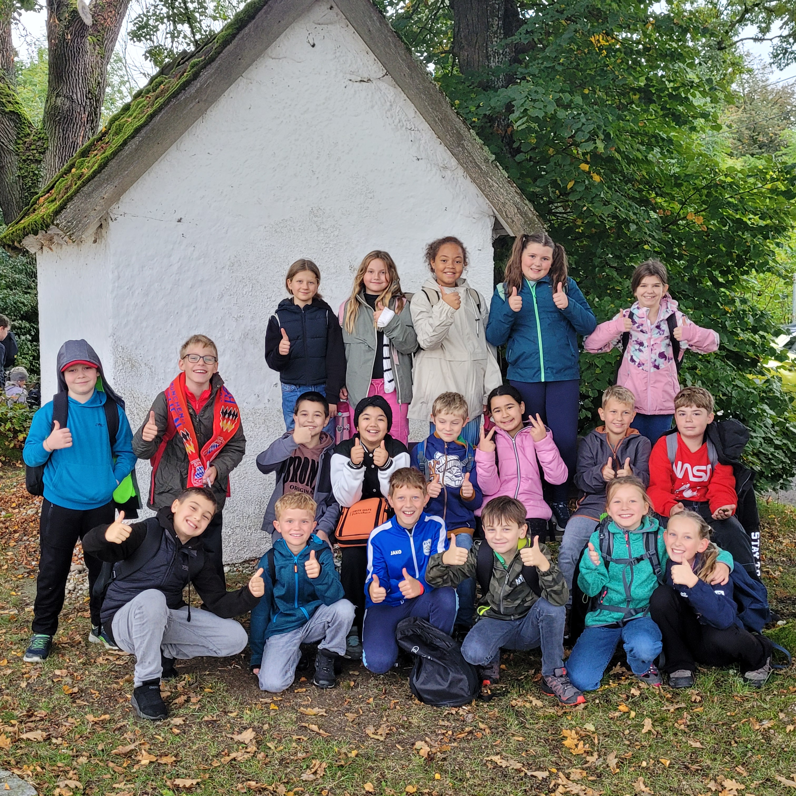 Klassenfoto der Klasse 4a